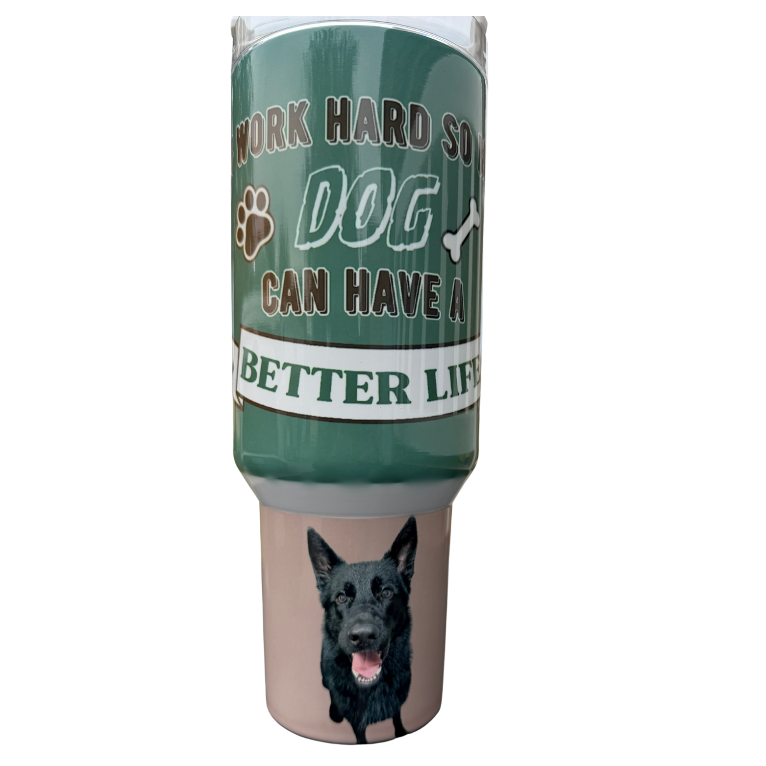 40oz Sublimated Tumbler with handle