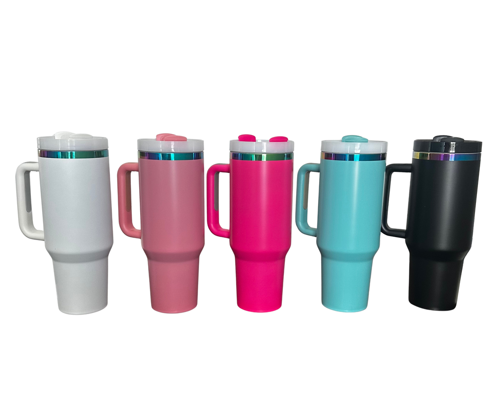 40oz Engraved Tumblers Multicolor