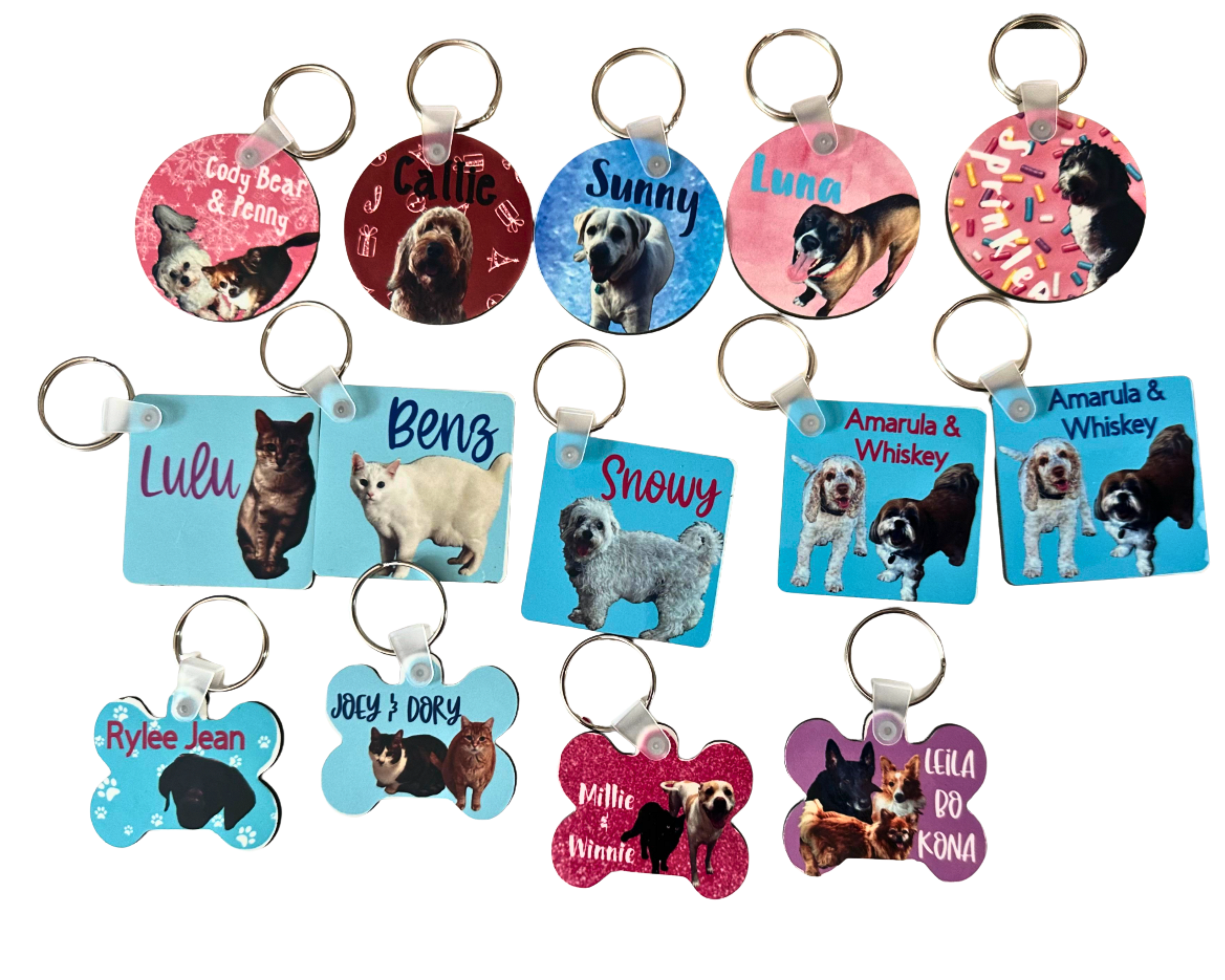 sublimated keychains